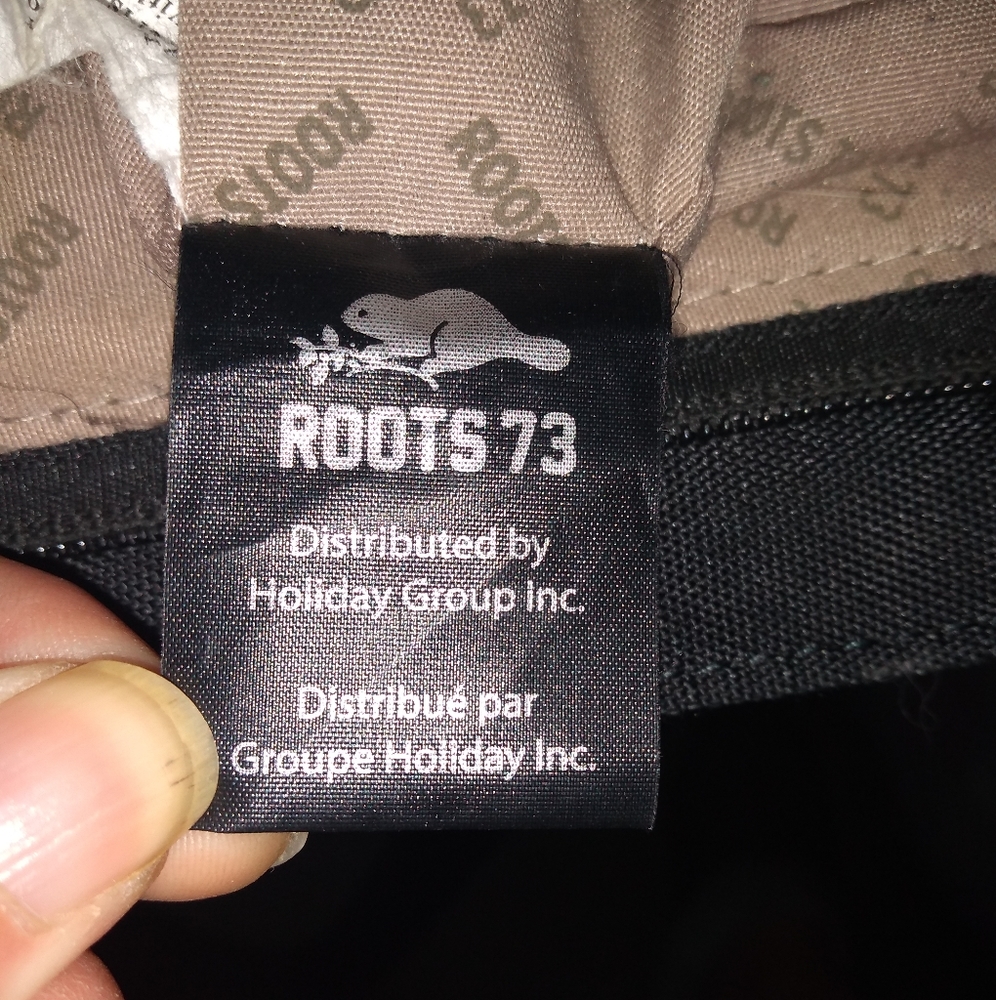 Roots 73 Faux Leather Black Shoulder Bag, Clean Inside, Some Issues - Picture 7 of 12